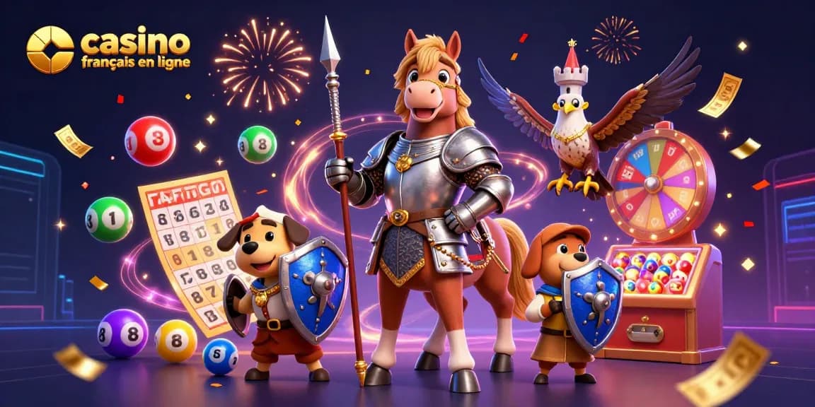 Profitez d'une expérience magique au casino francais en ligne avec des personnages animés et des éléments de jeu captivants.