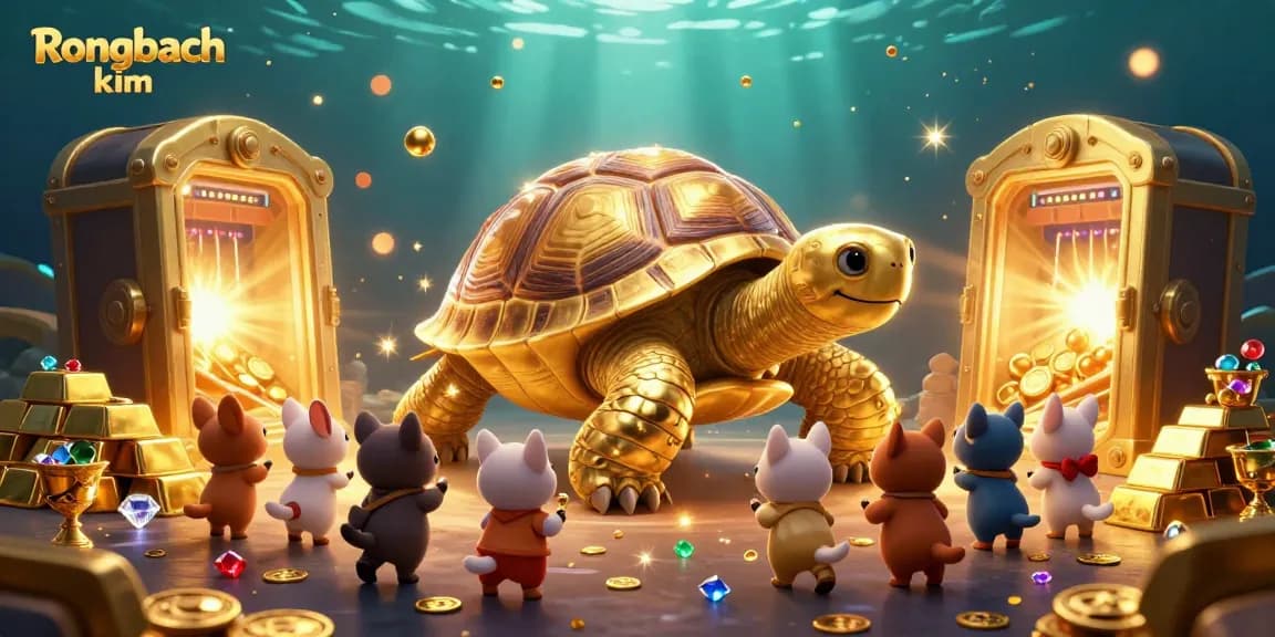 Join the excitement with Rongbach kim in a dynamic casino scene filled with treasures and vibrant characters.