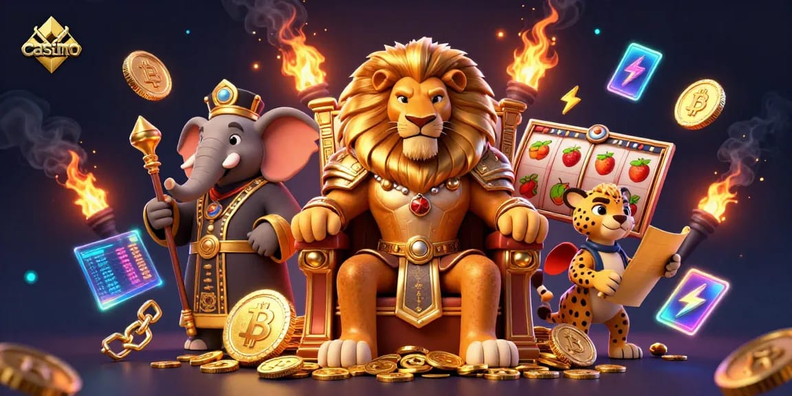 Experience the thrill of casino gaming with vibrant characters and rich visuals from this captivating illustration.