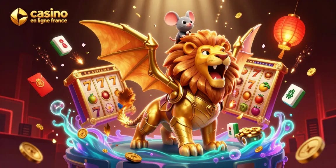 Plongez dans l'univers du casino en ligne France avec cette illustration captivante.