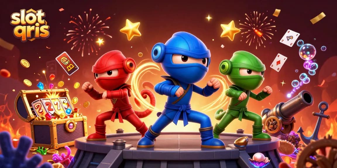 Experience thrilling wins at slot qris with exciting gameplay and dynamic visuals of chameleon ninjas.