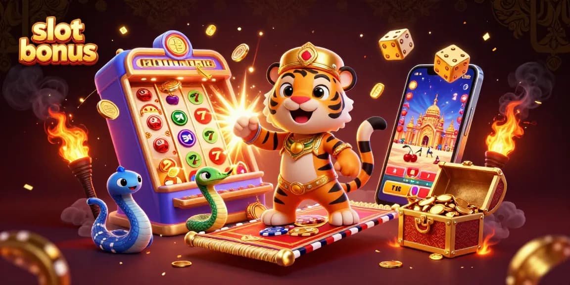 Engage with the vibrant slot bonus scene featuring a playful sultan and dynamic casino elements.
