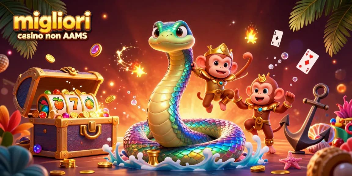 Vivi l'emozione nei migliori casino non AAMS con personaggi vivaci ed elementi di gioco dinamici.