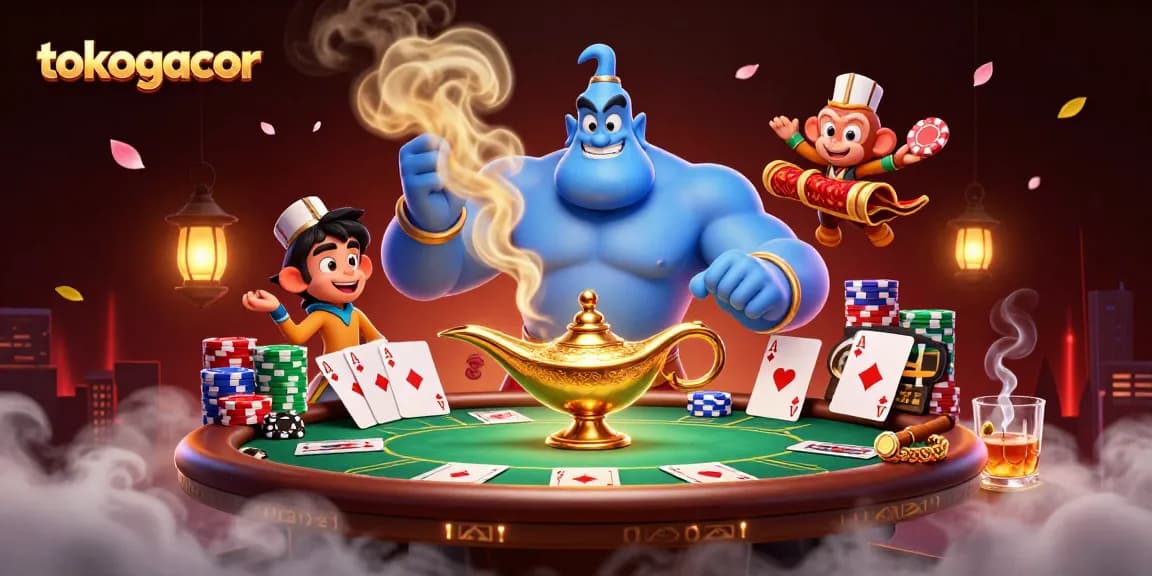 Menangkan hadiah besar dengan tokogacor dan ribuan chip poker yang terbang di sekitar scene.