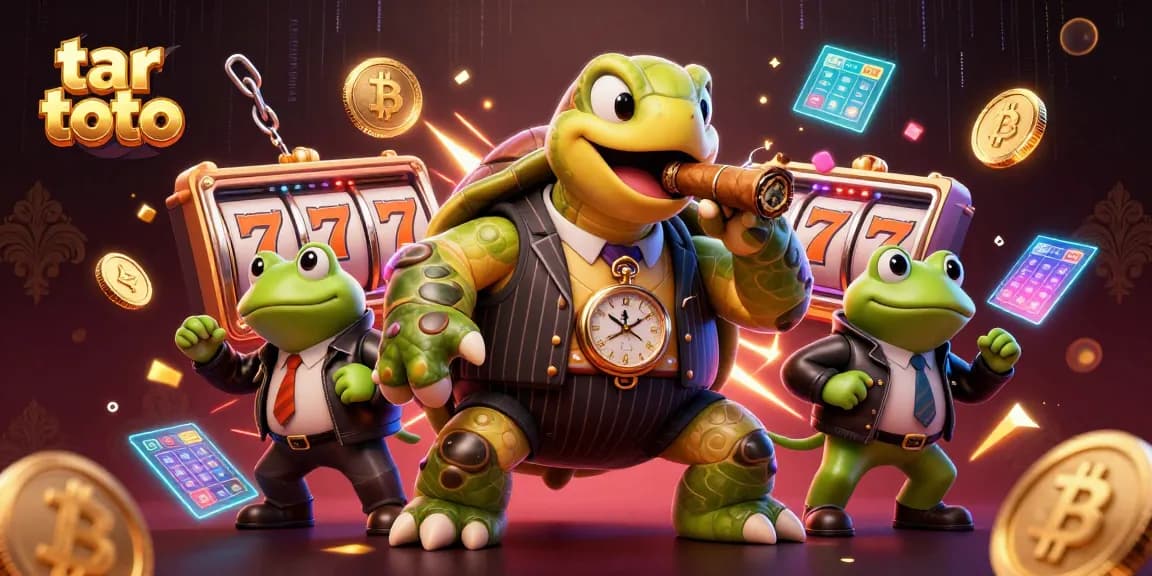 Play tar toto with our cartoon characters, capturing jackpot excitement and vibrant casino elements.