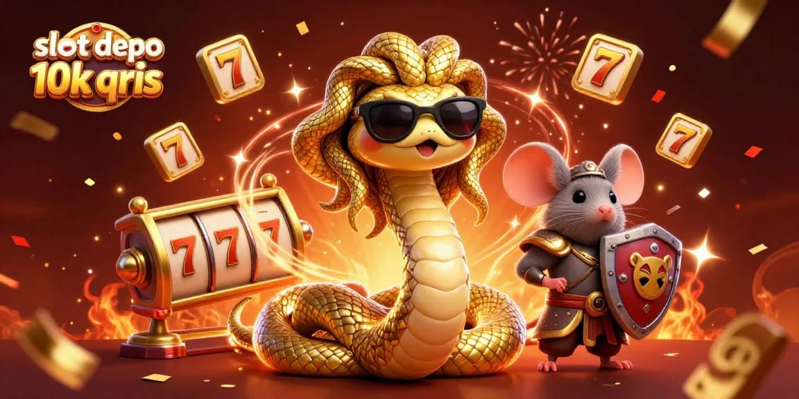 Win big with slot depo 10k qris featuring a charming Medusa and rewarding game elements.