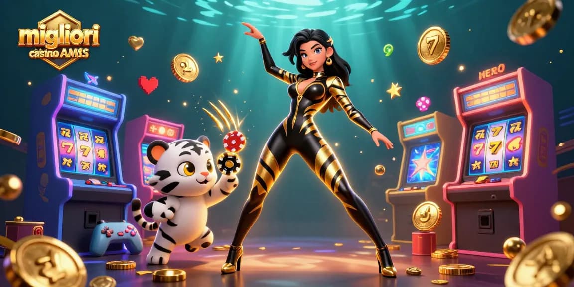 Vivi l'emozione nei migliori casino non AAMS con personaggi 3D vivaci ed elementi di gioco.