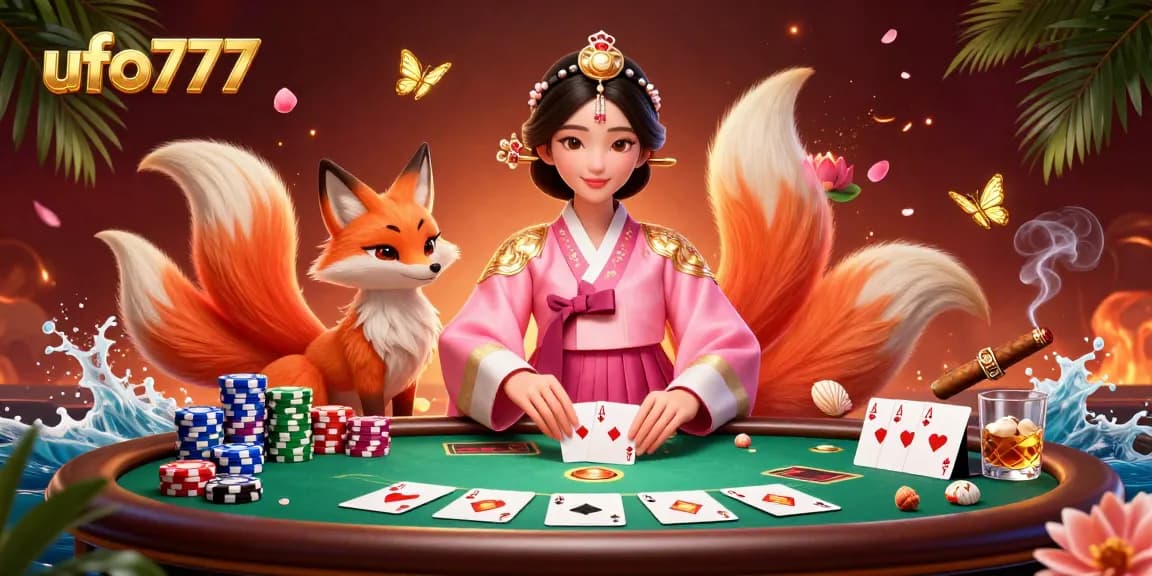 Experience the excitement of ufo777 casino gaming with vibrant poker elements and enchanting characters.