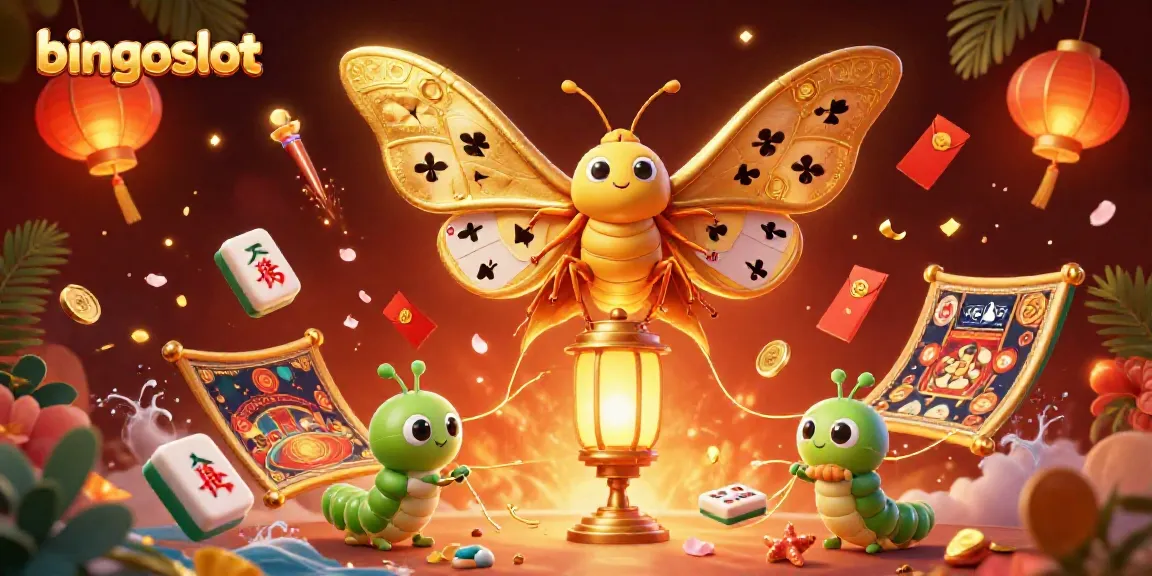 Menangkan hadiah bingoslot dengan ilustrasi kasino yang kaya detail dan elemen permainan.