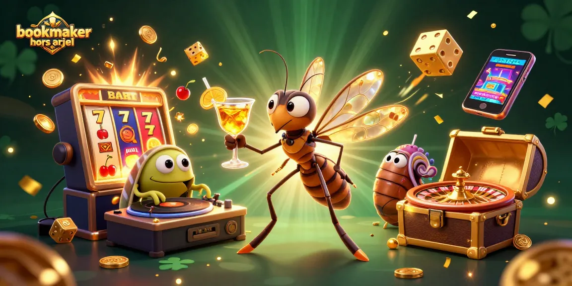 Placez vos paris sur un bookmaker hors ARJEL avec une ambiance festive de casino.