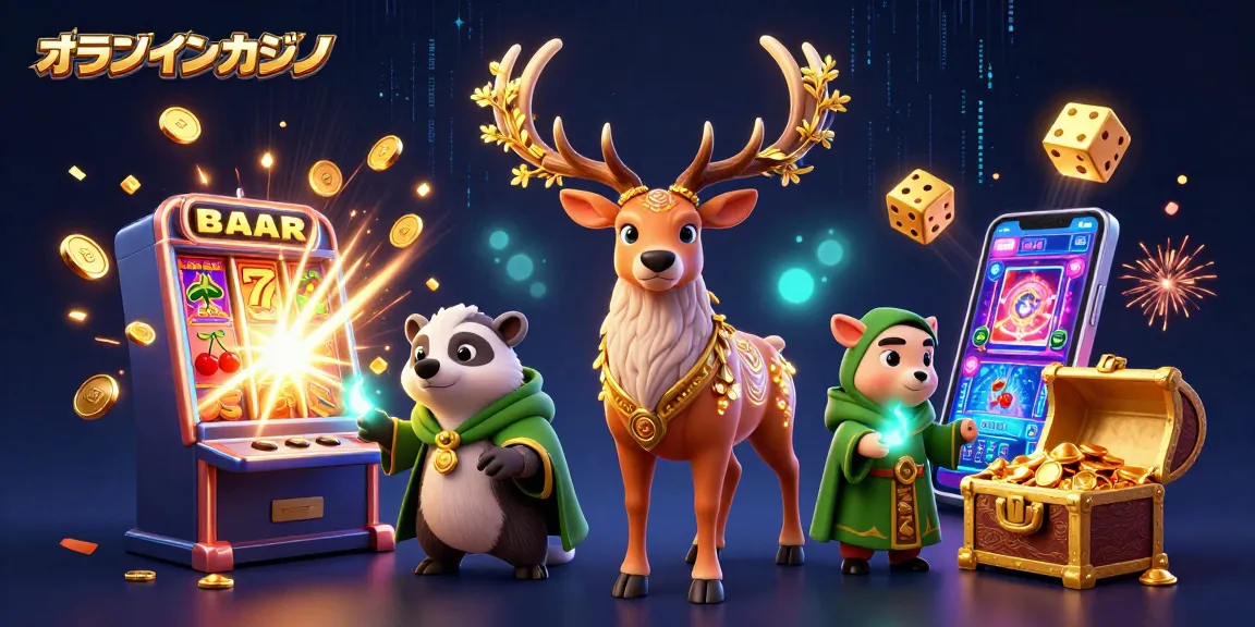 オンラインカジノでジャックポットを狙う、スロットとキャラクターたちの夢の共演