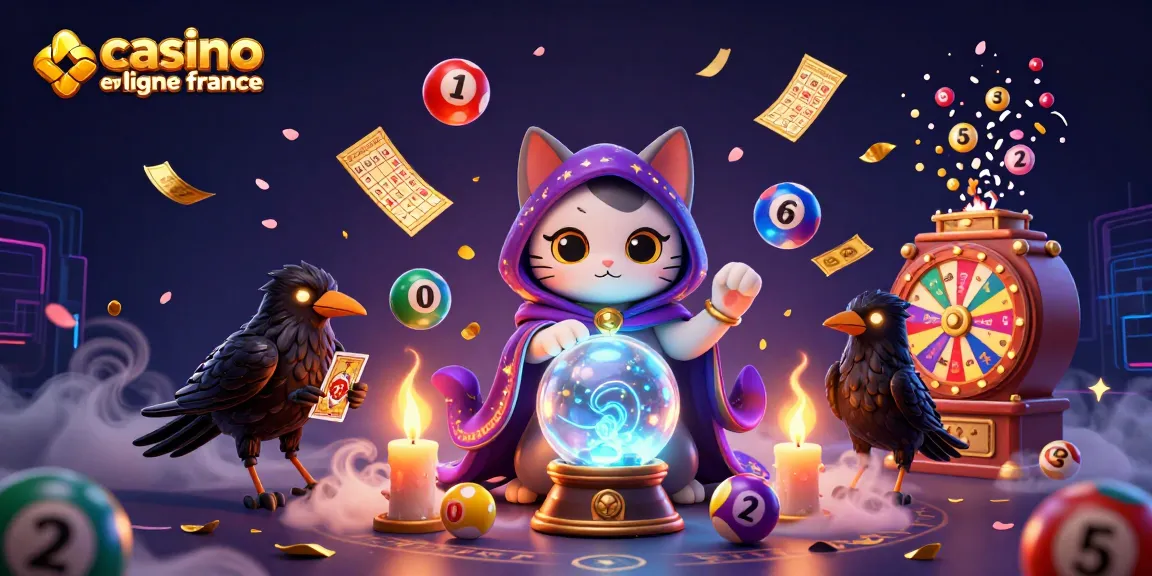 Interagissez avec des visuels vibrants dans le monde du casino en ligne France, mettant en avant des personnages mystiques et des éléments de jeu interactifs.
