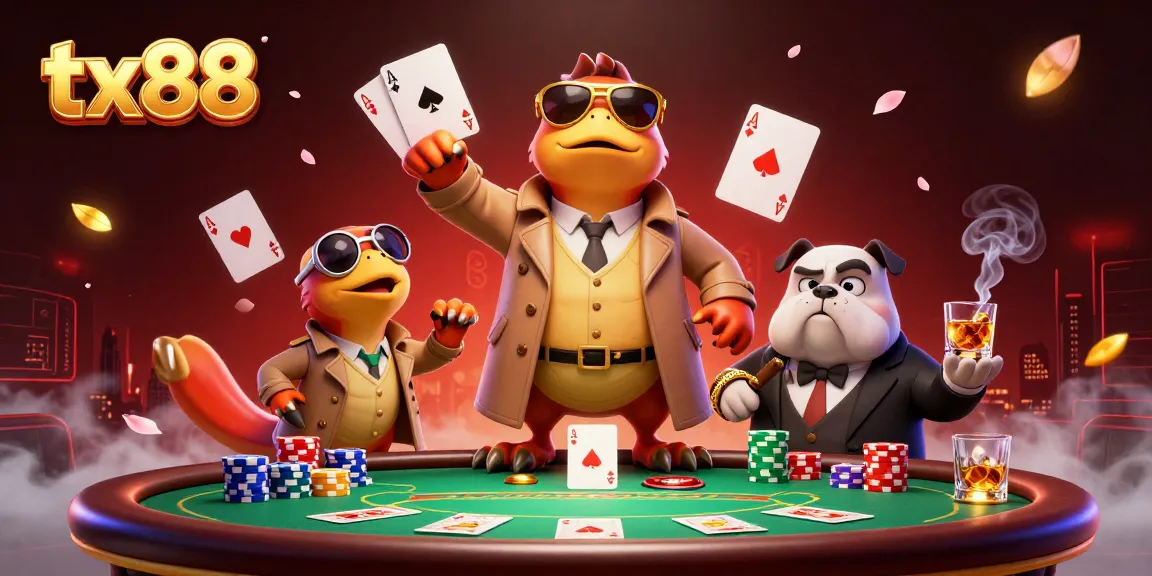 tx88 raptors enter VIP casino lounge guarded by bulldog bouncer amidst poker game