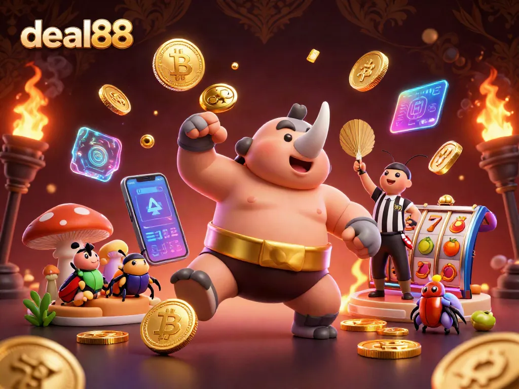Experience thrilling moments at deal88 with vibrant casino elements and captivating characters.