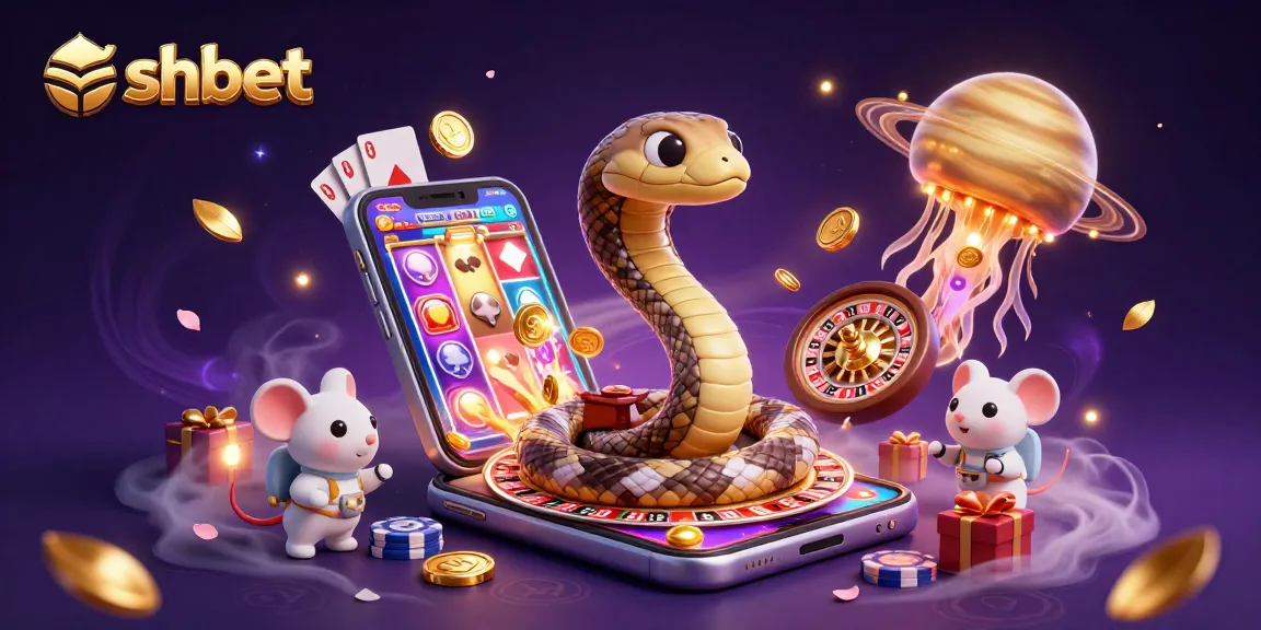 Experience thrilling bets on shbet's cosmic roulette with a Saturn snake and tiny astronaut mice.