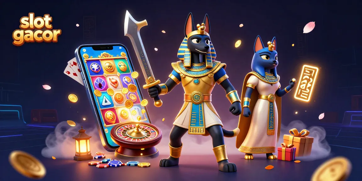 Join the excitement with slot gacor as Anubis and Bastet celebrate big wins and jackpots!