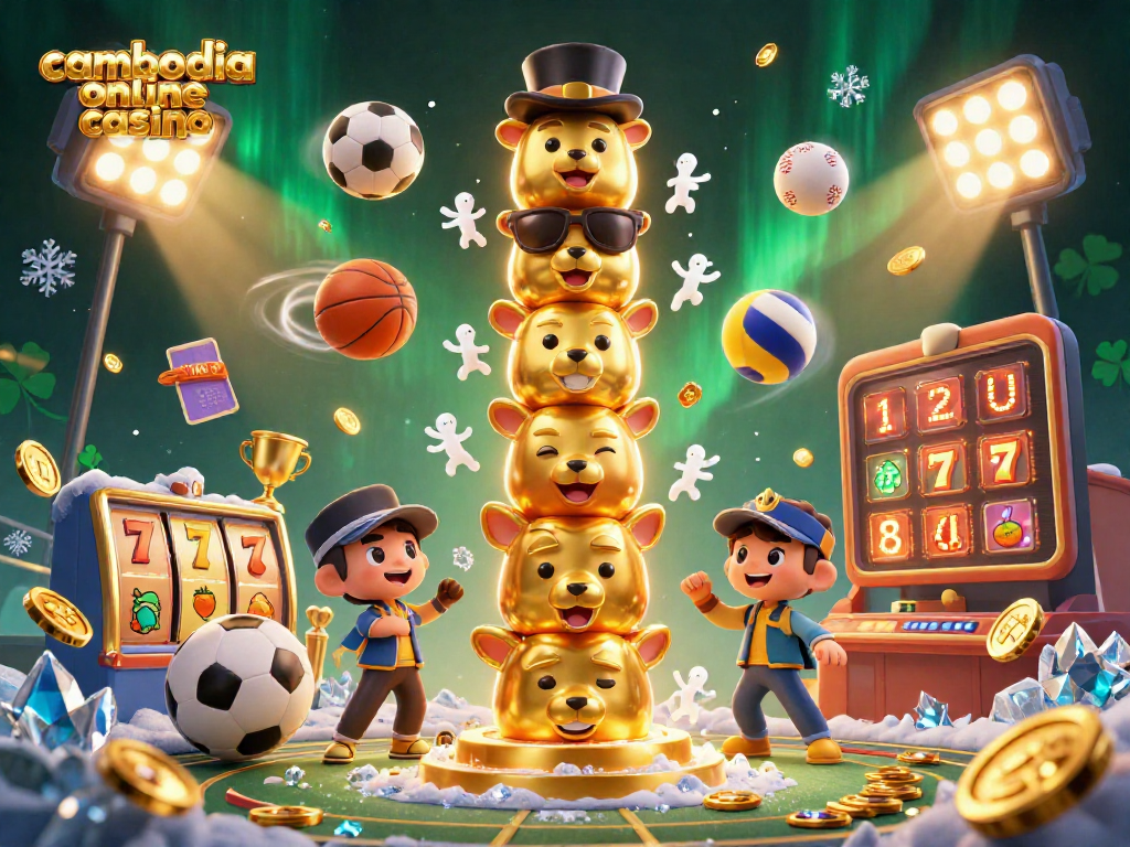 Engage in thrilling gameplay at cambodia online casino with dynamic sports elements and animated characters.