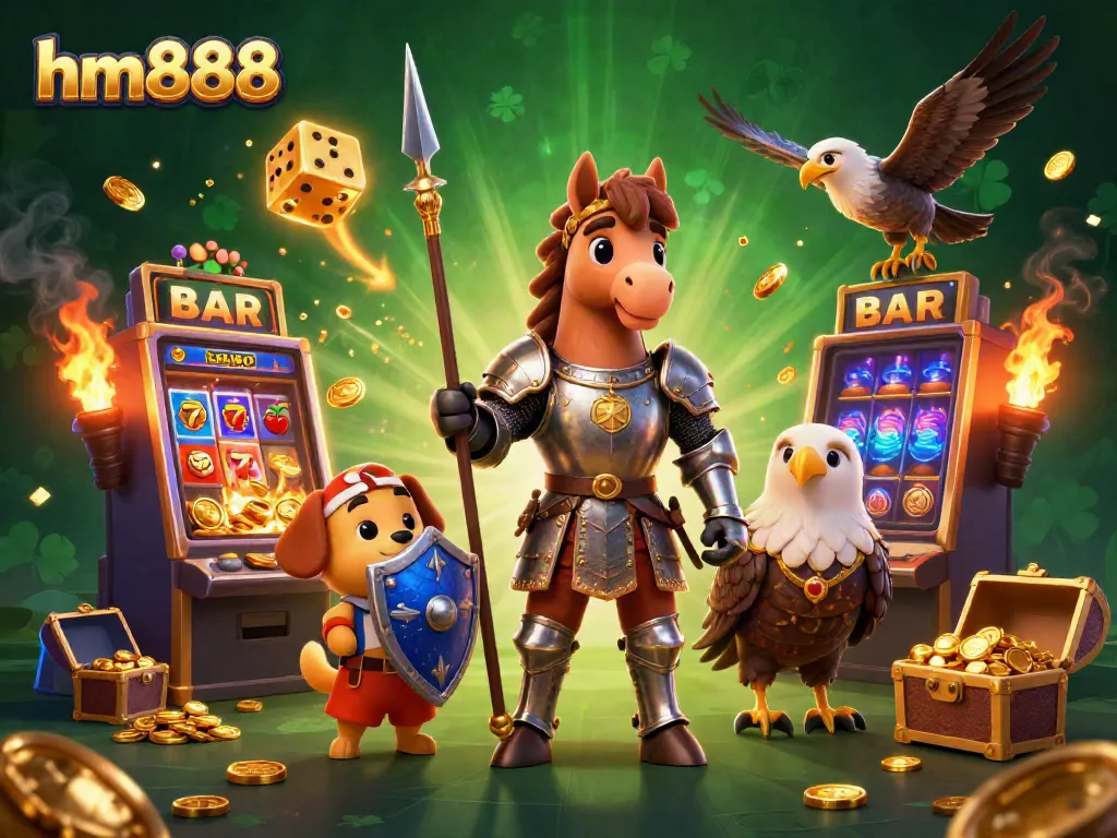 Experience thrilling gameplay at hm888 with slot machines bursting with coins and winning symbols
