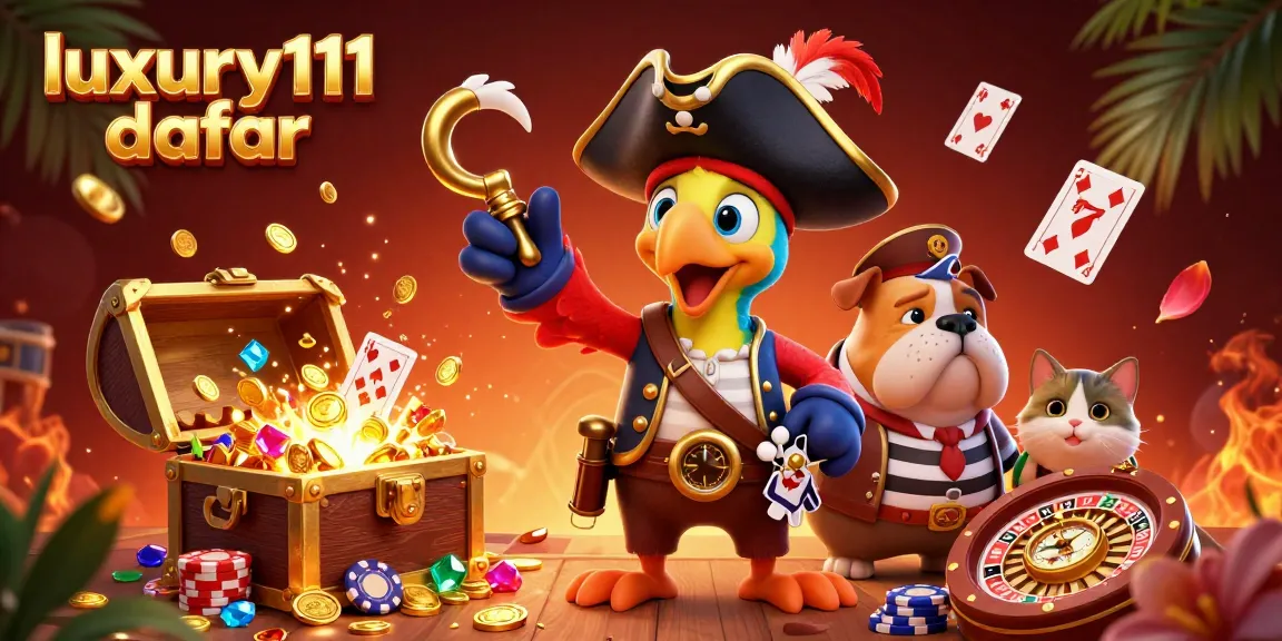 Engage with luxury111 daftar through an immersive online casino experience featuring vibrant characters and dynamic elements