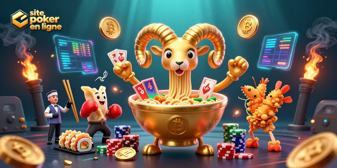 Jouez au poker en ligne avec le meilleur site et découvrez une ambiance festive avec des éléments colorés.