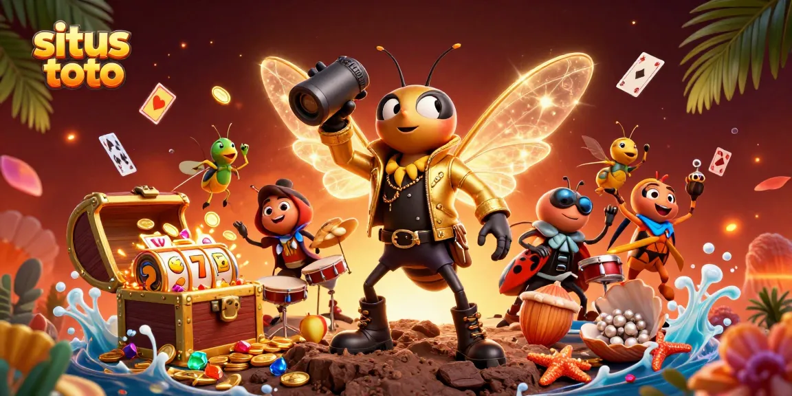 Situs toto showcases a winning slot experience with vibrant characters and lucrative game elements.