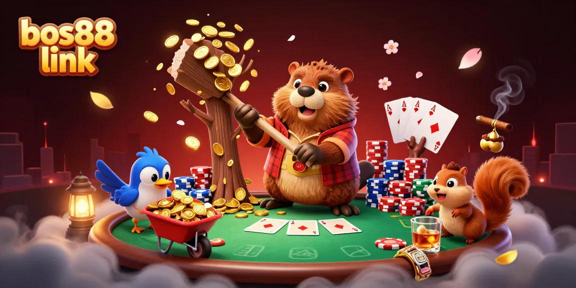 Spin the reels and stack winnings at bos88 link, where coins rain in a vibrant casino scene!