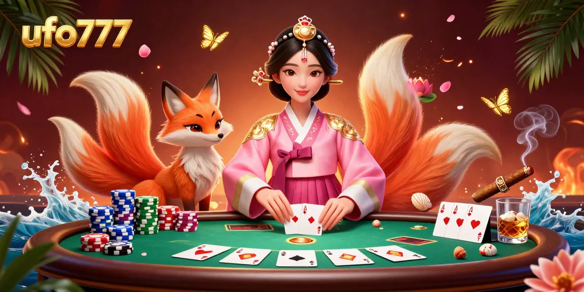 Experience the excitement of ufo777 casino gaming with vibrant poker elements and enchanting characters.