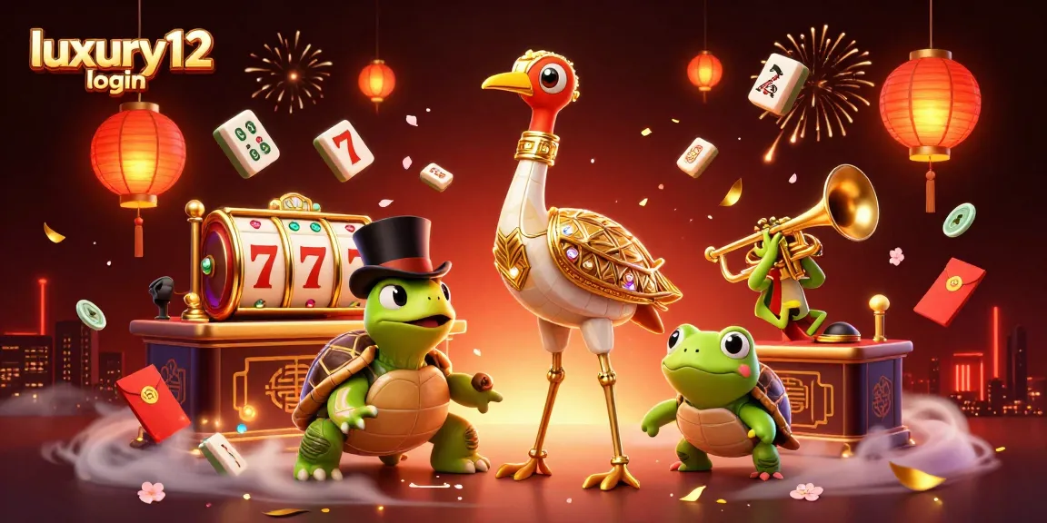 Experience excitement with luxury12 login as you spin slot reels with vibrant 3D elements.