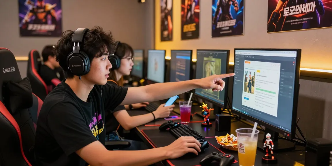 Group discussing 토토사이트 in an energetic gaming environment with snacks and tech.